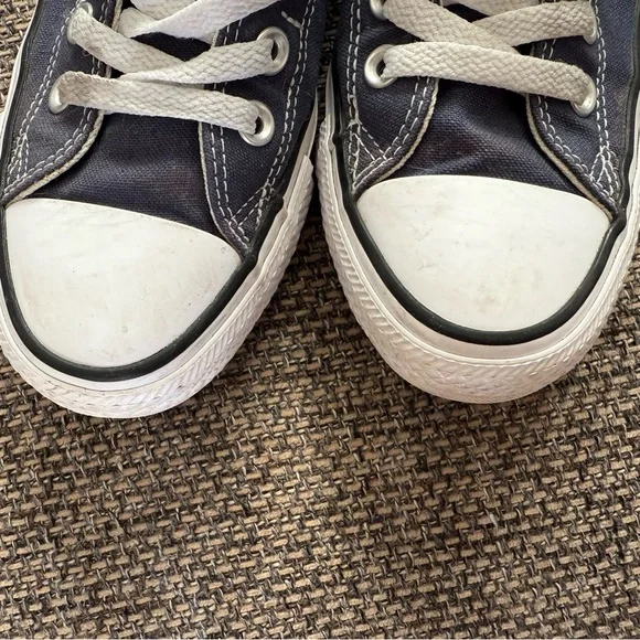 Converse Navy Canvas Slip-On Sneakers size women’s 7.5 - Picture 9 of 9